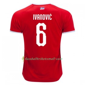 Günstige Fußballtrikots Serbien Ivanovic 6 WM 2018 Heimtrikotsatz kaufen